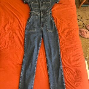 Good American Denim Jumpsuit